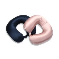 two silk neck pillows